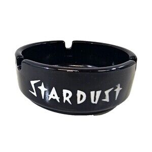 Stardust Hotel & Country Club Las Vegas Nevada Black Casino Ashtray